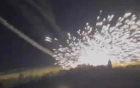 Captan en video un misil ruso que gira 180 grados y regresa para impactar su propia base