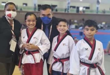 Con cuatro medallas de bronce fue como inició su participación el taekwondo tabasqueño en los Juegos Nacionales CONADE 2022