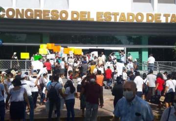 Agrupaciones civiles y religiosas aún sin acercarse a la CEDH tras manifestación en el Congreso del Estado