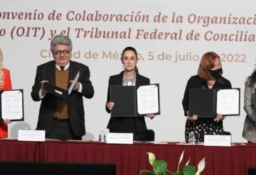 Firman TFCA y OIT convenio de colaboración para el desarrollo de política de igualdad y derechos humanos