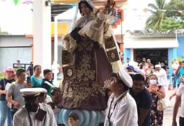 Realizan cabalgata a la Virgen del Carmen en Chiltepec 