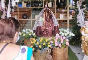 Celebran en grande a la virgen del Carmen en la colonia el Carmen, Nacajuca