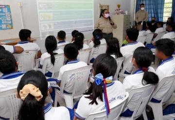 Previene Policía de Investigación sobre violencia familiar y consumo de estupefacientes en Centla