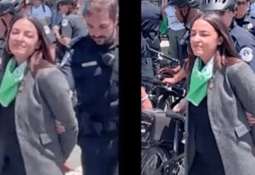 Arrestan a legisladoras durante protesta a favor del aborto frente a la Corte Suprema de Washington