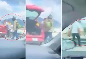 Conductor avienta a hombre de puente vehicular tras discusión en Edomex