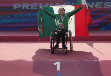 Las tabasqueñas Yessica Jiménez y Ángeles Ortiz se subieron a lo más alto del pódium en el Grand Prix de paraatletismo