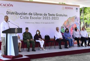 Entregan libros de texto gratuito del ciclo escolar 2022-2023