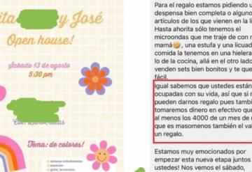 Se viraliza caso de pareja que hace Open House; piden desde un refrigerador hasta 4 mil pesos