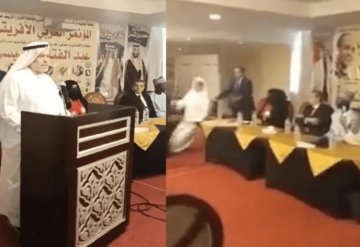 Empresario saudita muere repentinamente en medio de un discurso