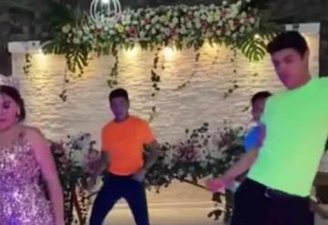 Video: Chambelán se luce y opaca a quinceañera durante su show