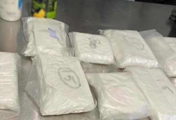 Con ayuda de un perrito, capturan a británica con 10 kilos de cocaína en su maleta