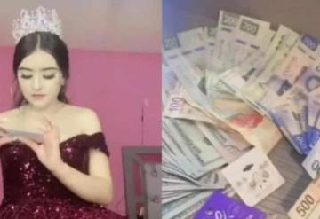 Video: Quinceañera  "decepcionada" tras recibir más de 11 mil pesos como regalo; desata críticas en redes sociales