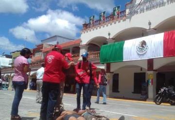 Jalpa de Méndez se sumó a Simulacro Nacional