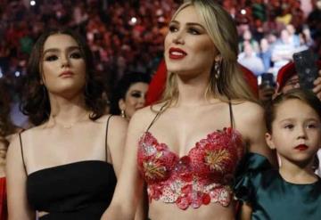 Fernanda Gómez, esposa de Canelo, se robó la atención en Las Vegas