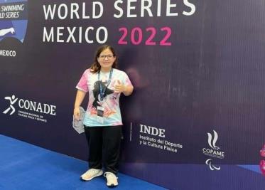 Yessica Jiménez le dio a Tabasco su primera medalla de oro en los Juegos Paranacionales 2021