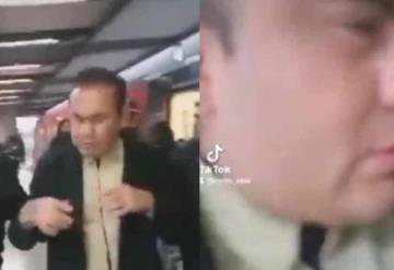 VIDEO: Exhiben a conductor ebrio en Línea 2 del Metro CDMX