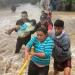 Ríos crecieron súbitamente; familias fueron rescatadas y evacuadas