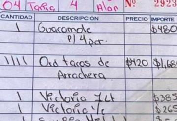 “Me vieron la cara de turista”, periodista denuncia cobro excesivo en terraza del Zócalo