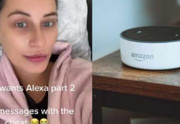 Una mujer descubre la infidelidad de su pareja por Alexa