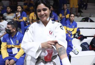 La judoka tabasqueña Marlen Monserrat Hernández logró dos oros en el FISU America Games 2022