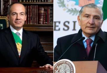 Adán Augusto aseguró que hay una denuncia penal contra Felipe Calderón