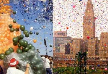 El día que lanzaron más de un millón de globos para entrar al Guinness y ocurrió una tragedia