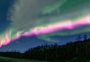 Tormenta solar abre agujero en el campo magnético de la Tierra y provocó auroras rosas