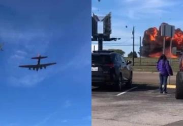 Video: Dos aviones chocan en pleno vuelo durante exhibición