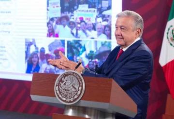 AMLO celebra protesta porque transparenta la conformación del bloque conservador