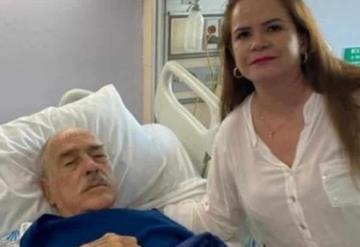 Esposa de Andrés García llora por salud del actor; tuvo sobredosis de drogas