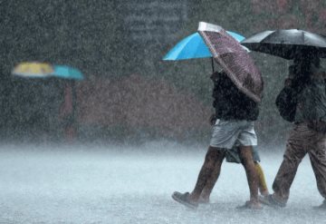 Lluvias fuertes a muy fuertes en el Sur y Sureste mexicano, además de la península de Yucatán