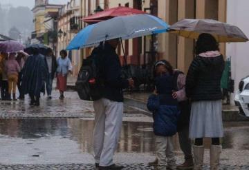 Lluvias puntuales fuertes en zonas de Oaxaca y Chiapas