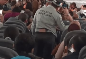 Conflicto entre un pasajero y Guardia Nacional retrasó vuelo en Chiapas