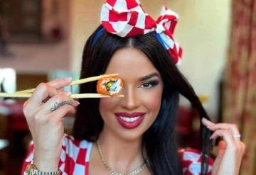 ¿Se burló de Japón? Aficionada guapa de Croacia celebra así el pase a Cuartos de Final