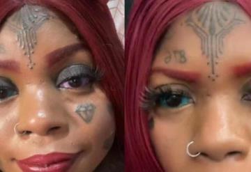 Mamá decide tatuarse los ojos de colores y ahora se está quedando ciega