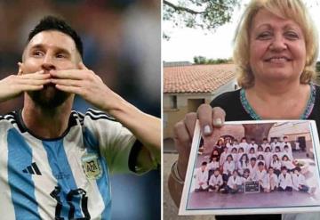 Maestra de infancia de Messi le escribió conmovedora carta: "Antes de morirme me gustaría abrazarte"