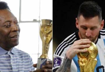 Pelé dedica emotivas palabras a Messi desde el hospital