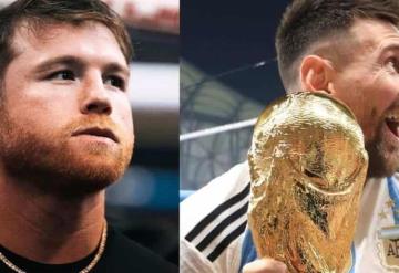 La inesperada felicitación del Canelo Álvarez a Argentina tras amenazar a Messi