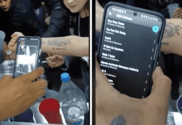 Mujer se tatuó código a QR con playlist de Spotify para la fiesta