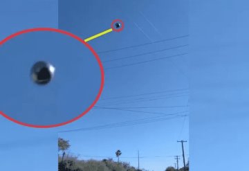 ¿Un ovni? Captan objeto con forma de esfera en el cielo de Valle Hermoso, Tamaulipas