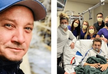 Jeremy Renner celebra su cumpleaños 52 en el hospital; comparte foto junto a sus doctores