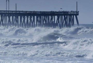 Frente Frío  Núm. 23 causará oleaje hasta 5 metros de altura en la Península de Baja California