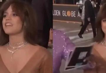 ¿Ya se hartó? Jenna Ortega hace el feo a reportera cuando le pide el baile de Merlina