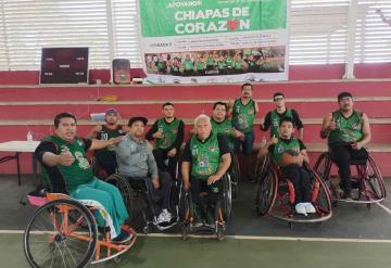 Lagartos de Tabasco avanzó a la semifinal de la Liga Estatal Chiapaneca de basquetbol de sillas sobre ruedas