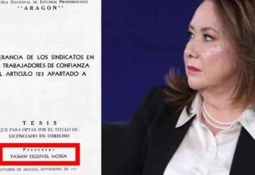 SEP regresa caso de Yasmín Esquivel a UNAM por carecer de facultades