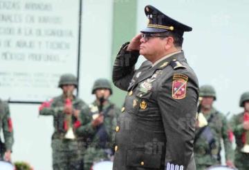 Toma de posesión del General de Brigada Diplomado de Estado Mayor, Héctor Francisco Morán González, como nuevo comandante de la 30 Zona Militar