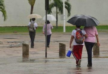 Lluvias intensas a torrenciales en el sureste del país