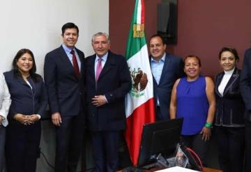 Se reúne secretario de Gobernación con gobernador de Morelos y legisladores de esa entidad