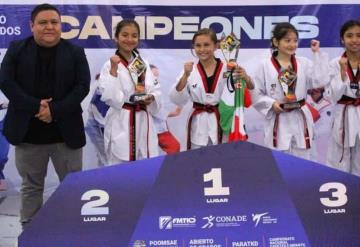 Con tres bronces finalizó la delegación tabasqueña de taekwondo en el Campeonato Nacional Cadetes e Infantil G-3