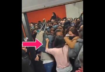 Podrás subir al Metro, ¿pero bajar? Video exhibe lo que ocurre en el vagón de mujeres